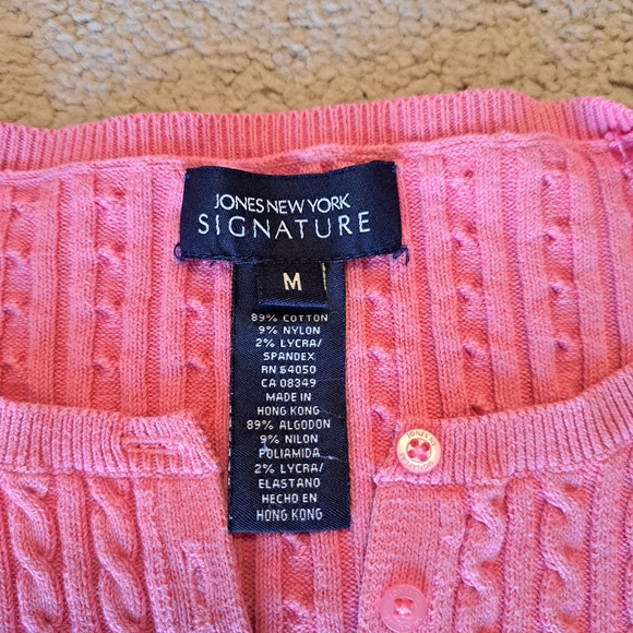 Jones New York Signature Pink Sweater M - Picture 4 of 4